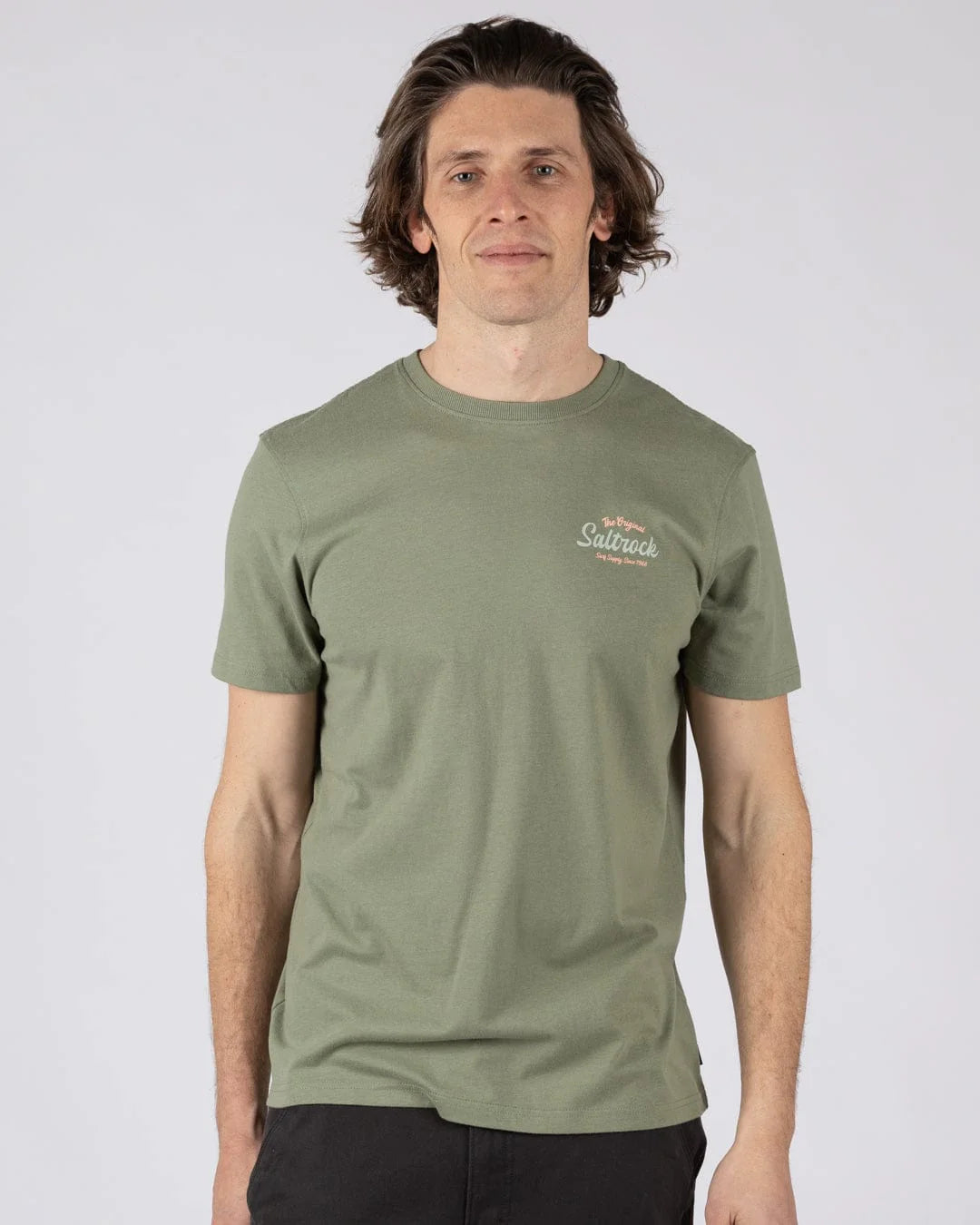 Saltrock Postcard Script T-Shirt