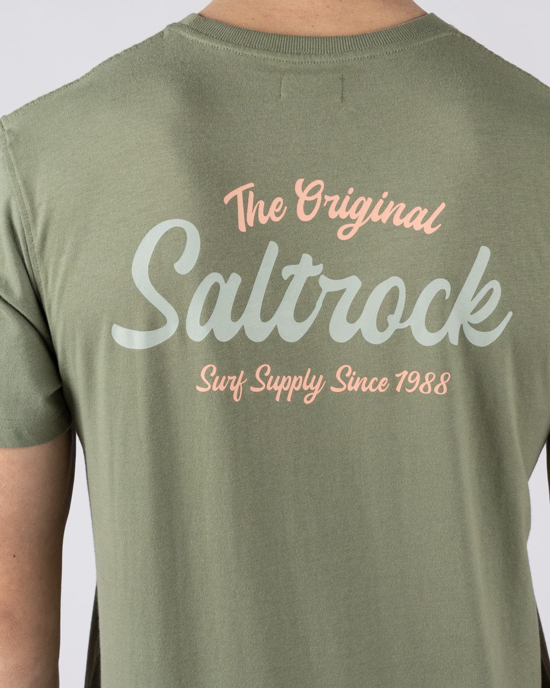 Saltrock Postcard Script T-Shirt