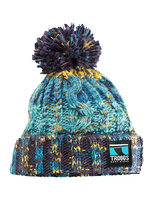 Troggs Cable Knit Beanie - Marine