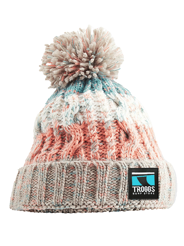 Troggs Cable Knit Beanie - Milkshake
