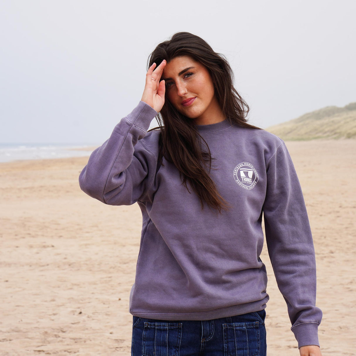 Troggs Independant Washed Sweatshirt - Plumb-Womens clothing-troggs.com