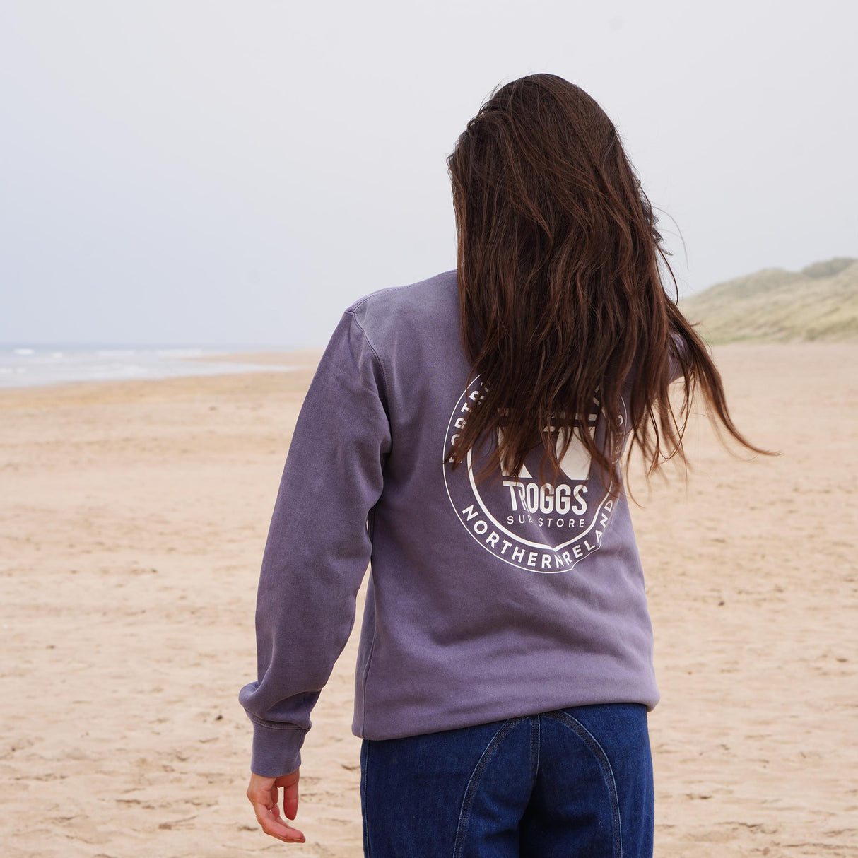 Troggs Independant Washed Sweatshirt - Plumb-Womens clothing-troggs.com