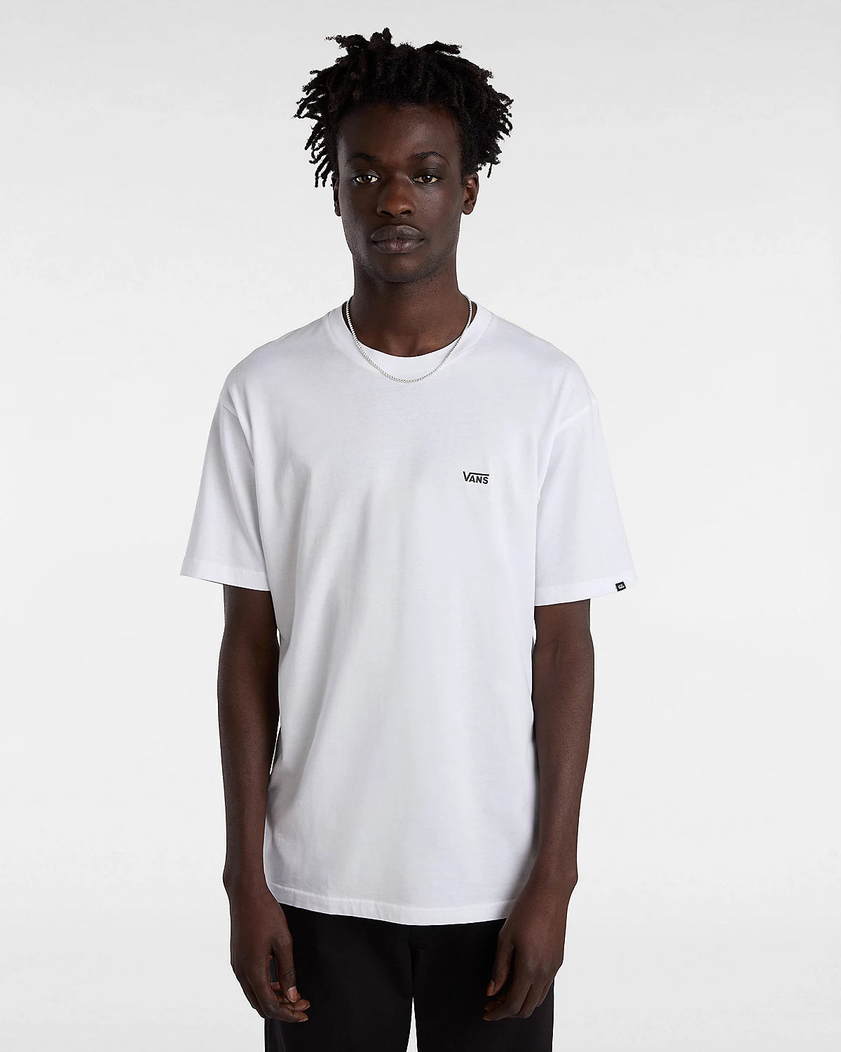 Vans Left Chest Logo T-Shirt - White/Black