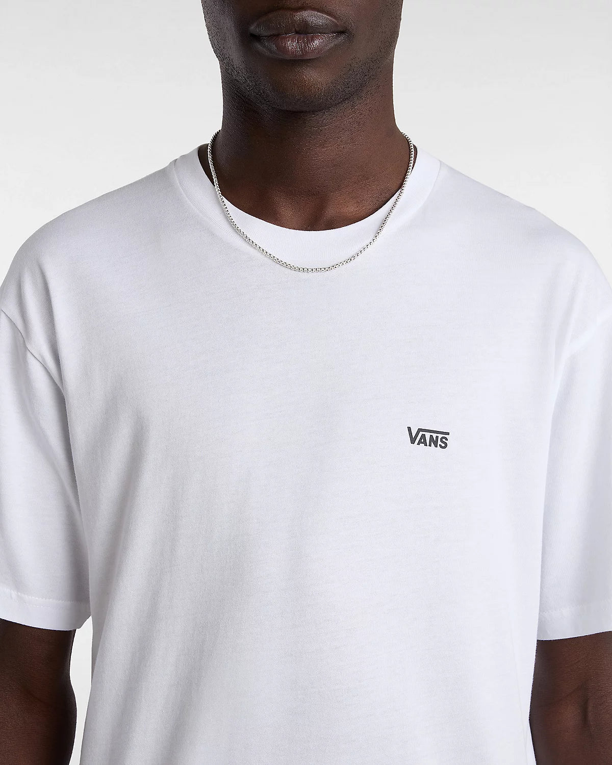 Vans Left Chest Logo T-Shirt - White/Black
