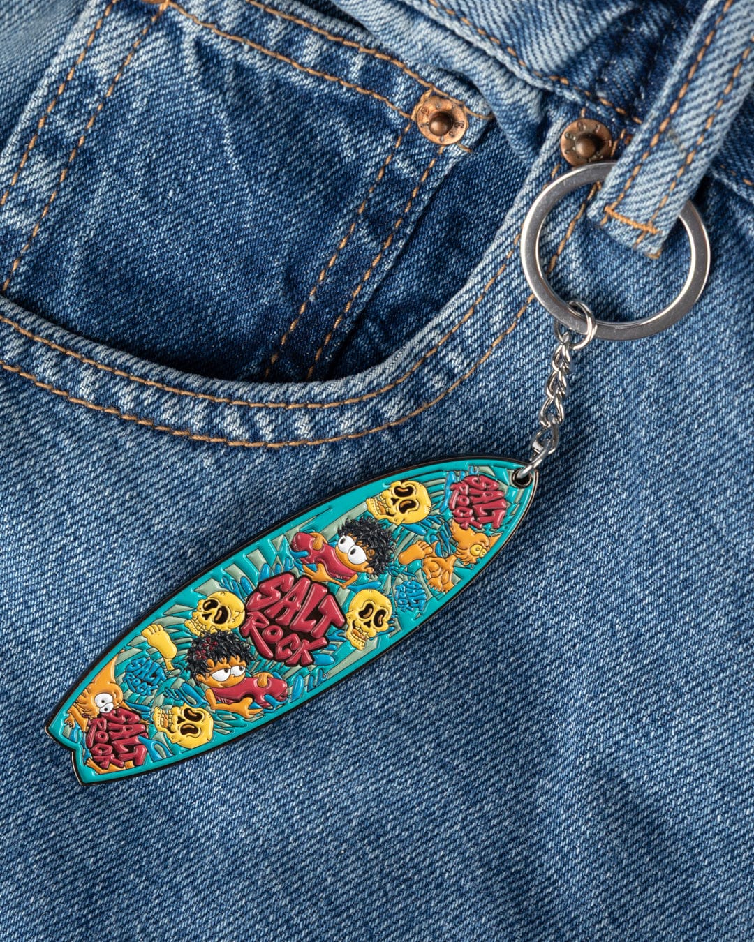 Saltrock Lush Waves Keyring