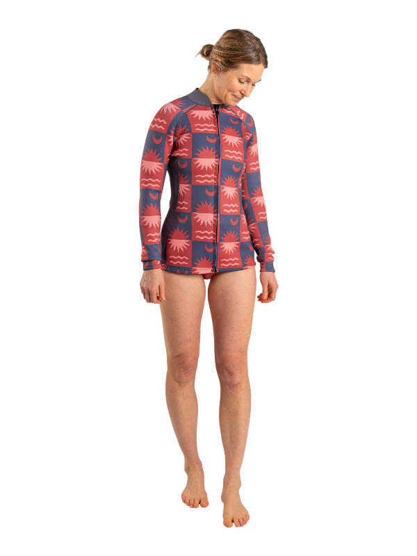 Saltrock Womens Equinox Wetsuit Jacket - Dark Grey