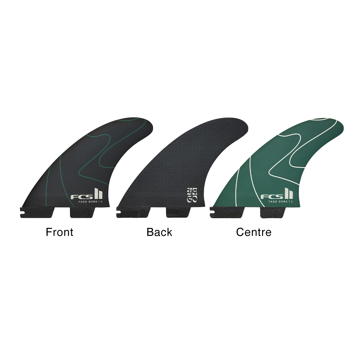 FCS 2 Yago Dora PC Thruster - Green/Black