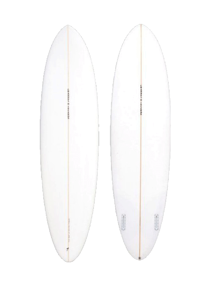 Al Merrick CI Mid Twin 7ft06 Surfboard FCS 2 - White