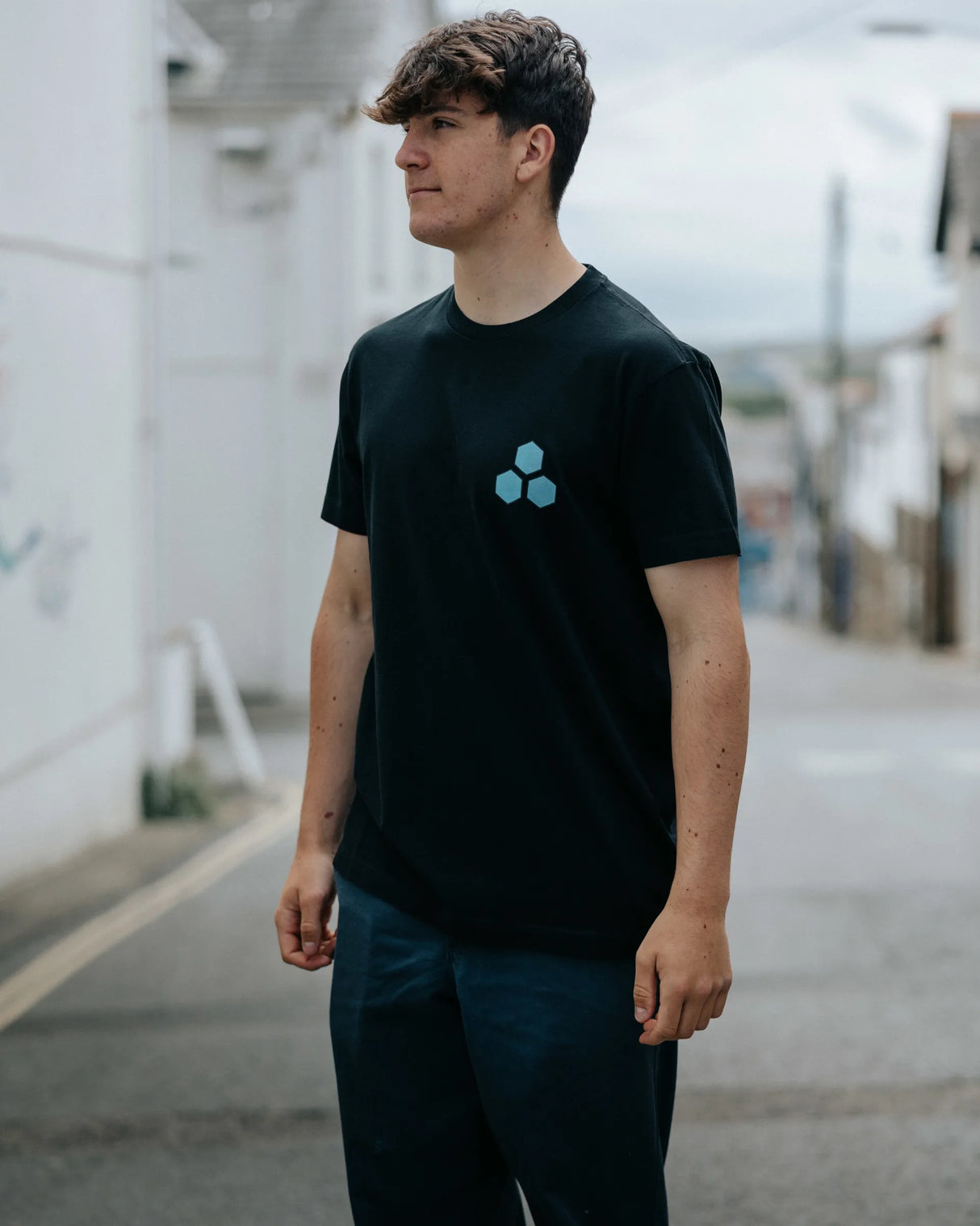 Channel Islands Fade Flag T-Shirt - Black