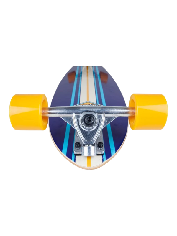 D Street Ocean Pintail Longboard - Blue