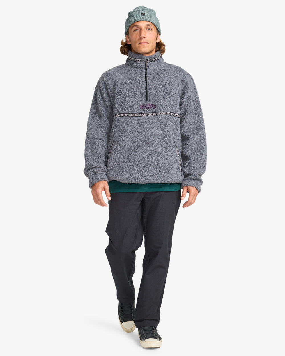 Billabong Boundary Tombstone Half Zip Fleece