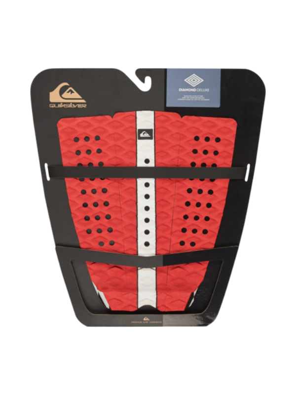 Quiksilver Triple Diamond Delux Traction Pad - Red/White