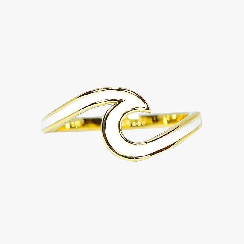 Pura Vida Enameled Wave Ring