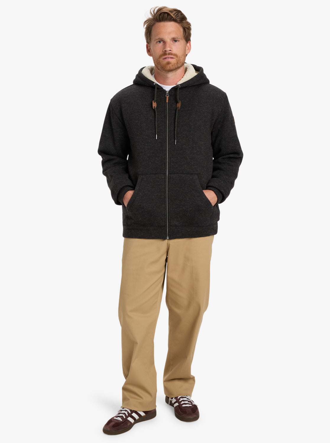 Quiksilver Keller Sherpa Zip Hoodie