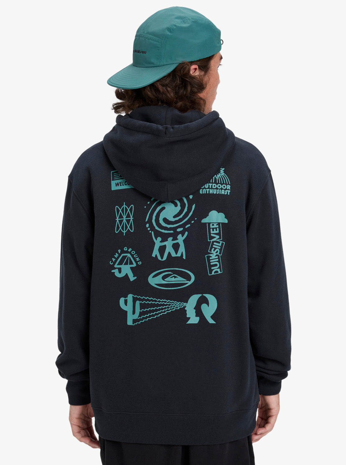 Quiksilver Salt Water Graphic Hoodie