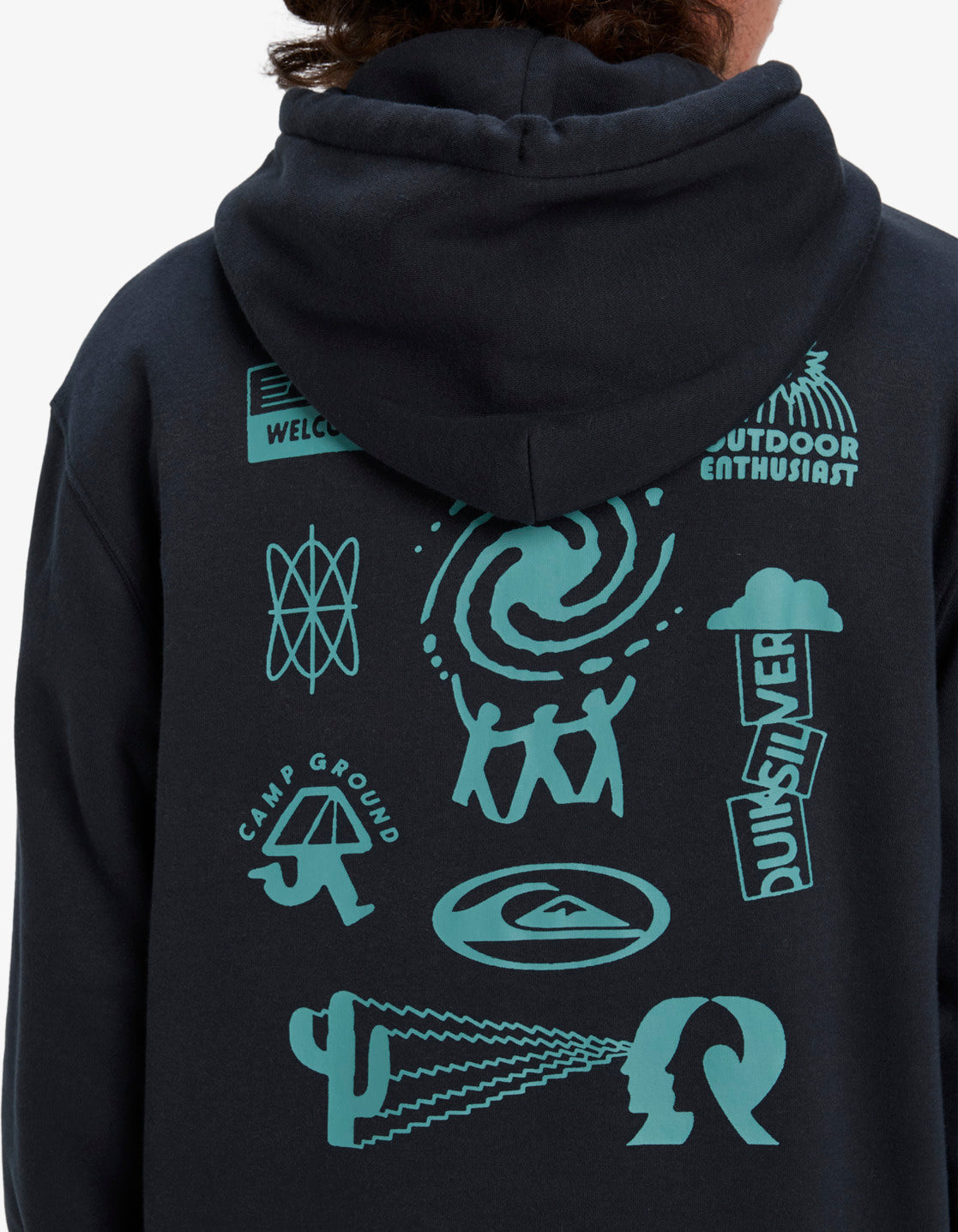 Quiksilver Salt Water Graphic Hoodie