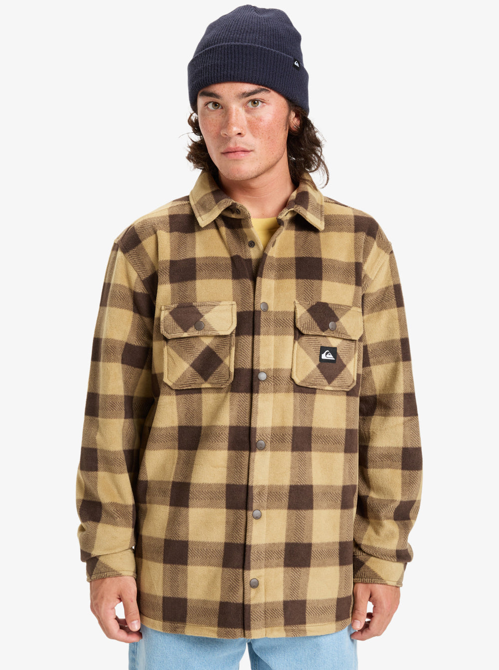 Quiksilver Bering Strait Check Fleece Shirt