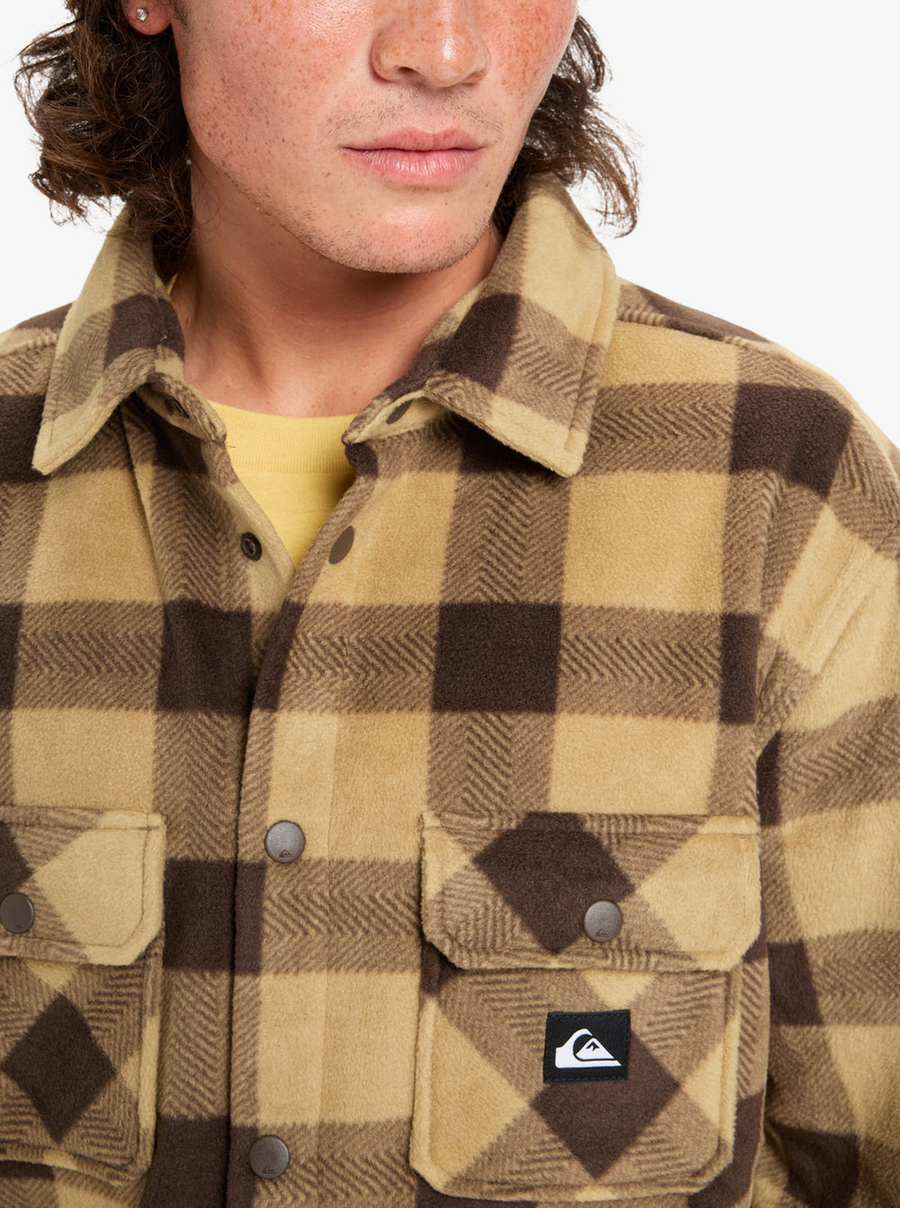 Quiksilver Bering Strait Check Fleece Shirt