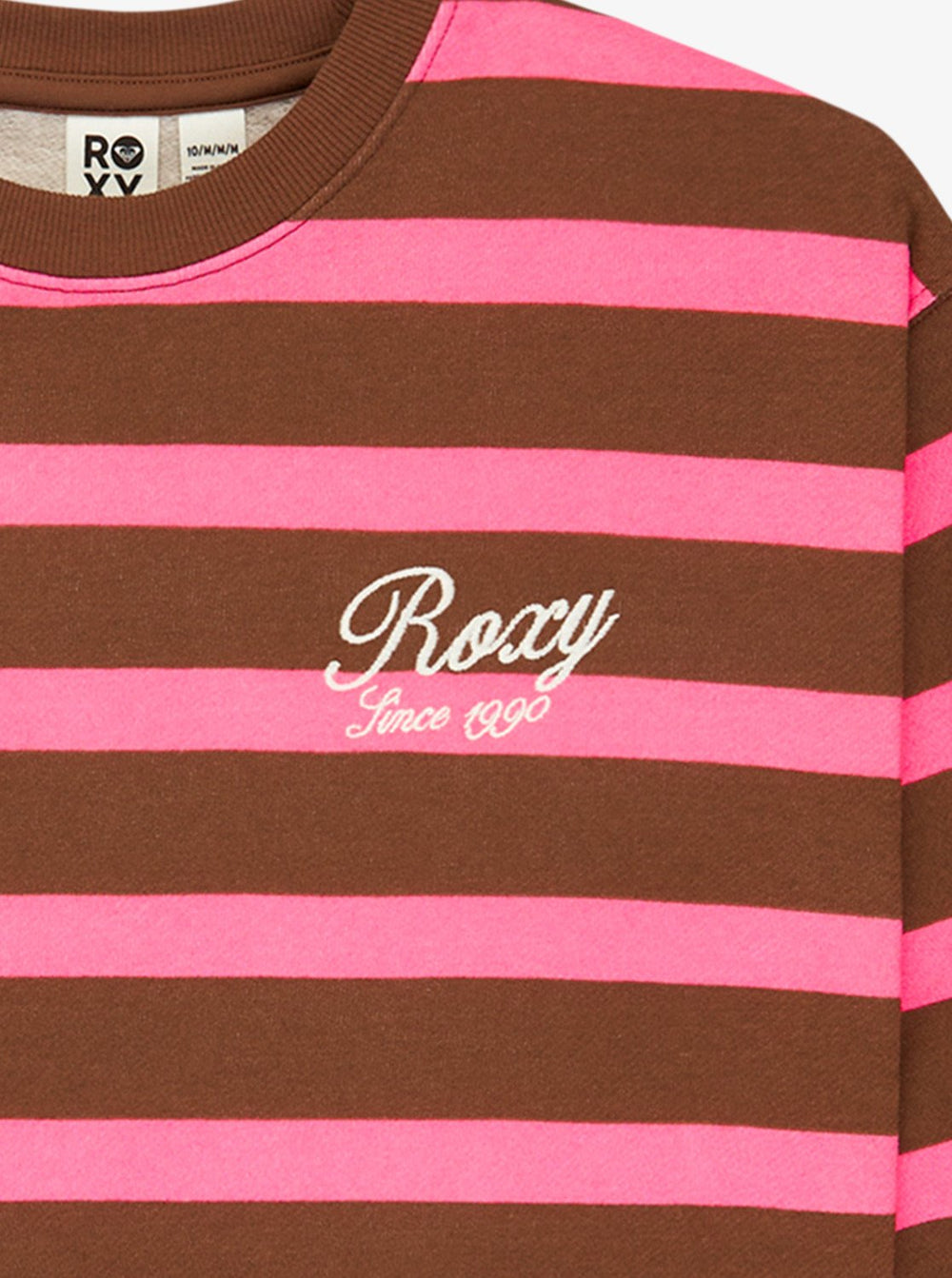Roxy Girls Little Things Striped Sweatshirt