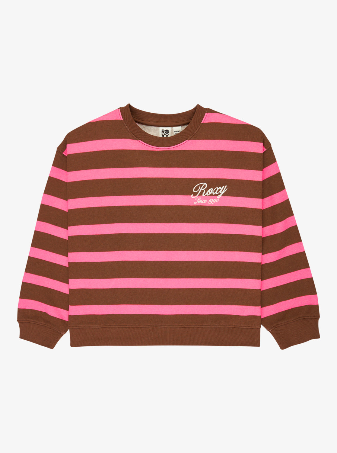 Roxy Girls Little Things Striped Sweatshirt