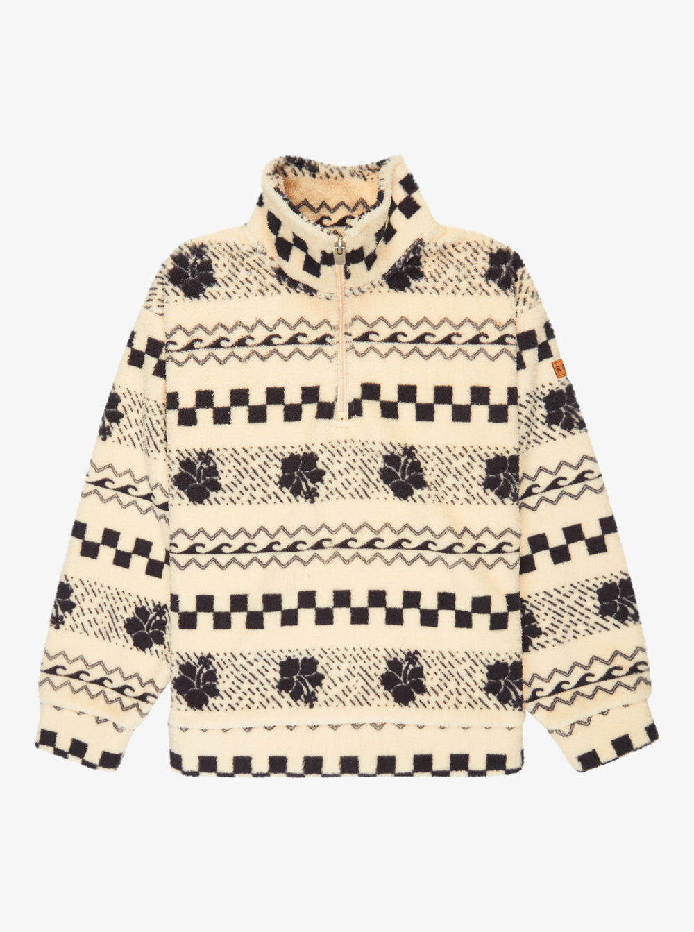 Roxy Girls Calling All My Girls Half Zip Fleece