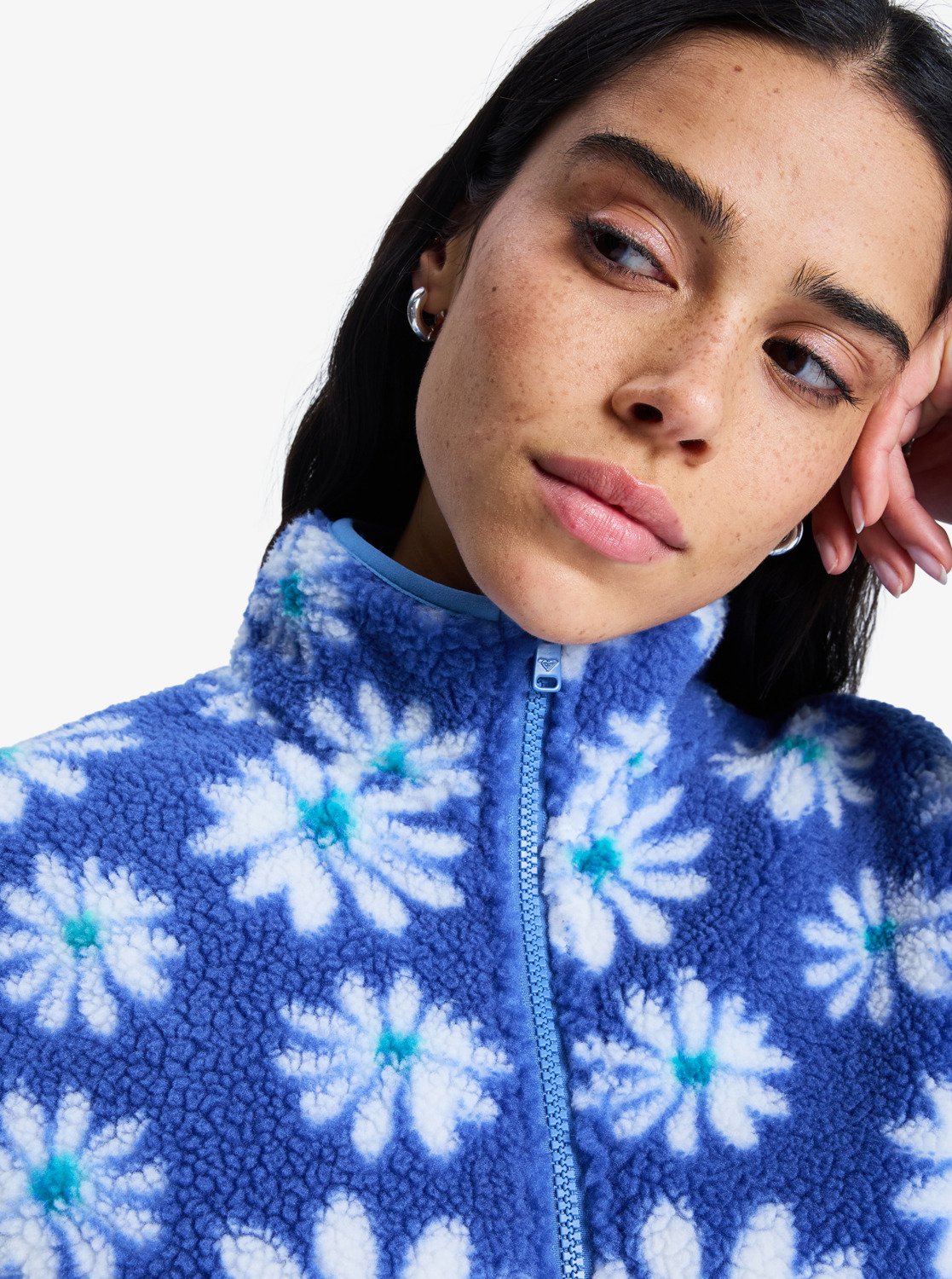 Roxy Jive Talking Bonded Half Zip Polar Fleece