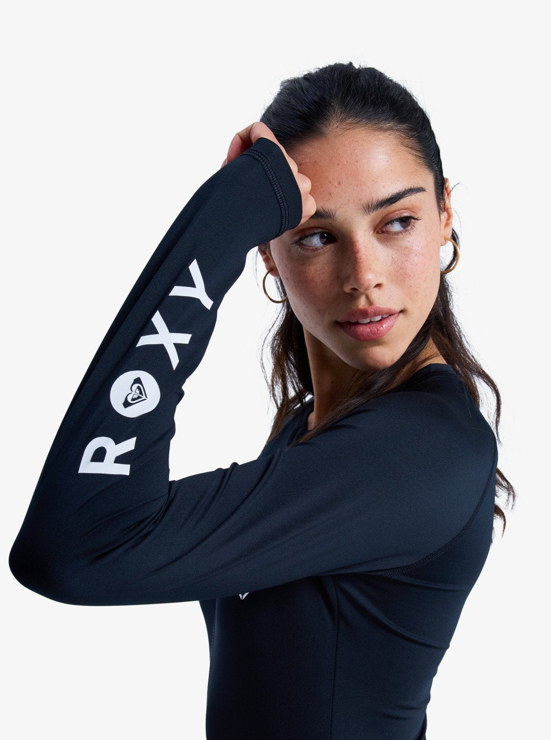 Roxy Essentials Long Sleeve Front Zip Swimsuit