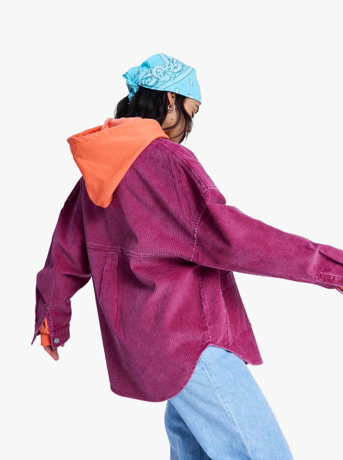 Roxy Kick Back Washed Corduroy Shirt Jacket