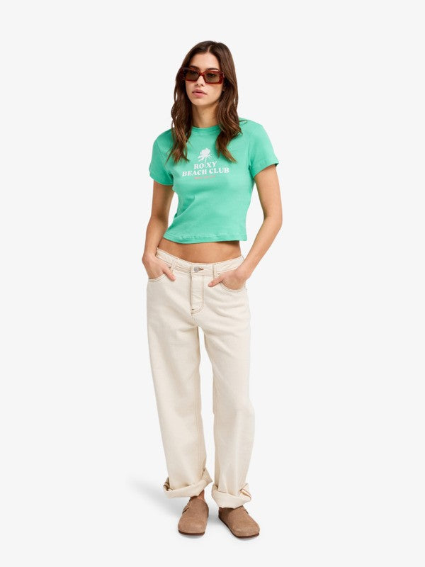Roxy Beach Love Cropped T-Shirt