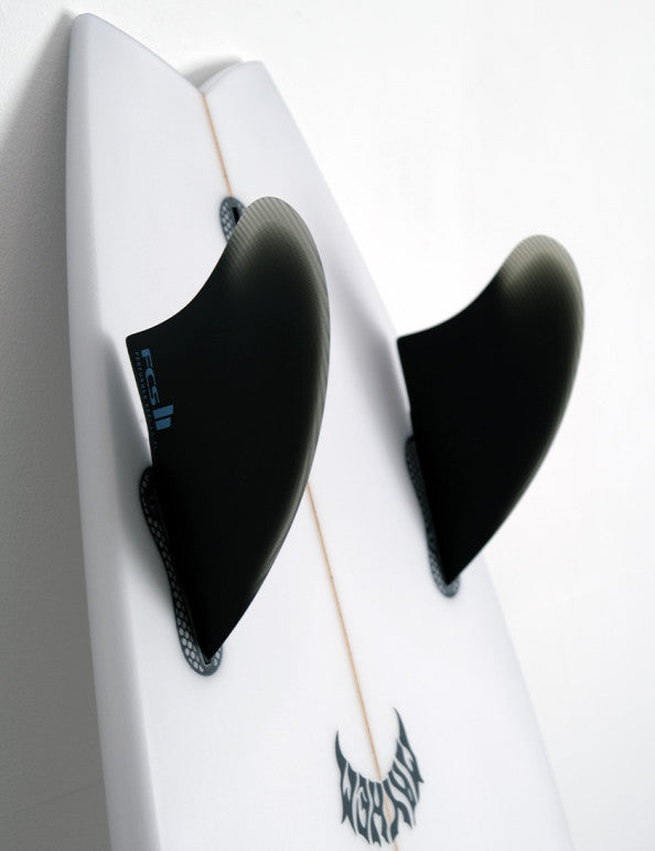 FCS 2 Performer Keel PG Twin Fins - Black