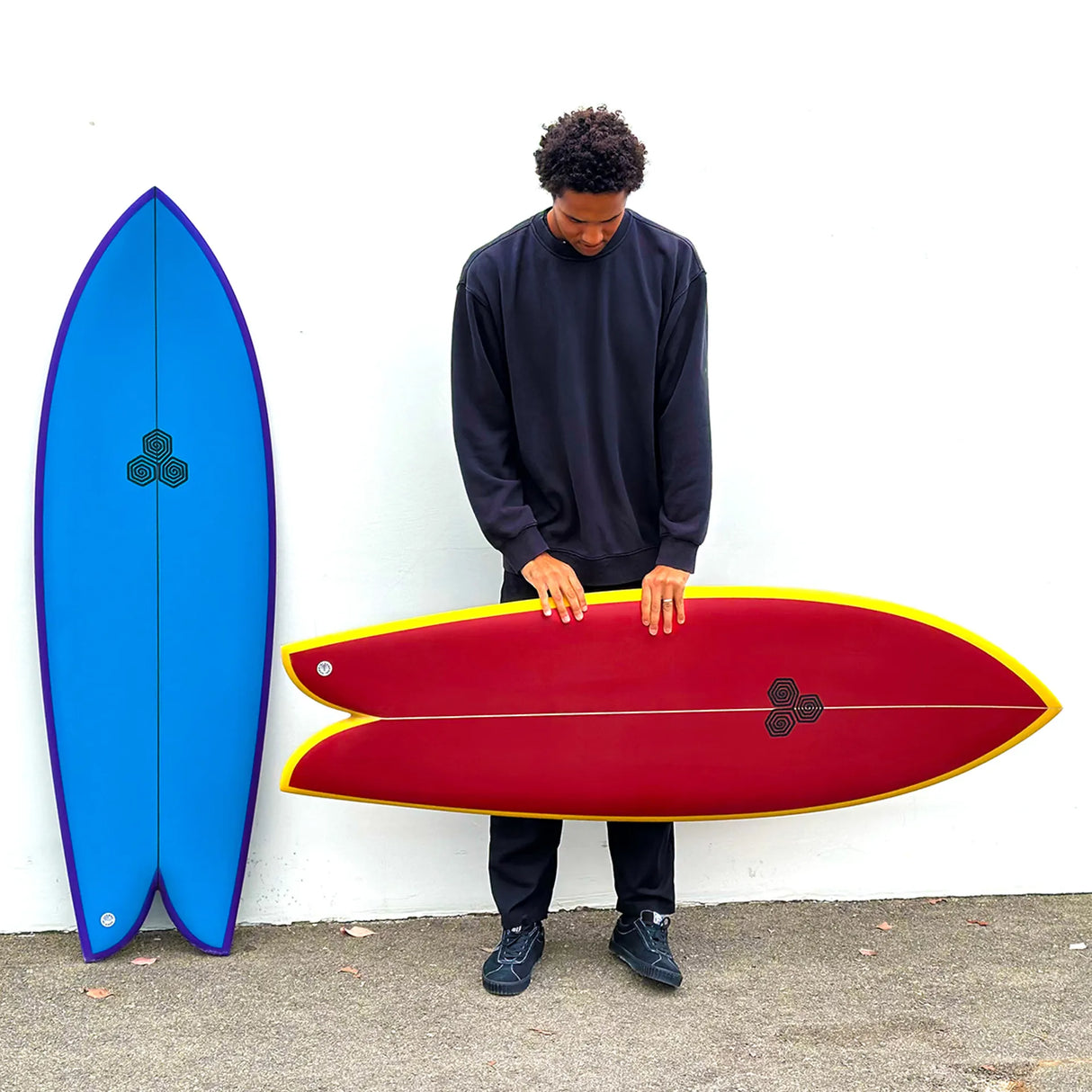 Al Merrick Febs Fish Surfboard Futures - Blue/Purple