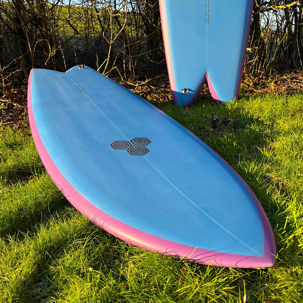 Al Merrick Febs Fish Surfboard Futures - Blue/Purple