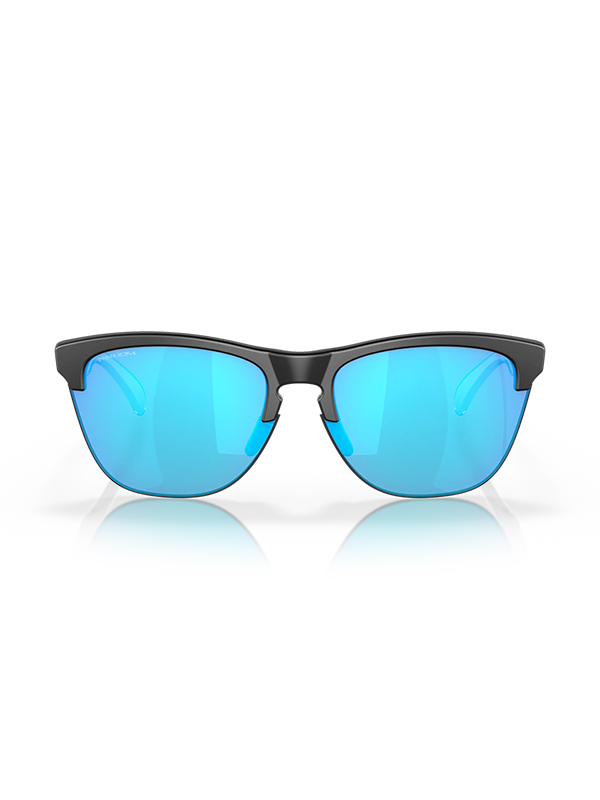 Oakley Frogskins Lite - Matte Black/Matte Clear Frame with Prizm Sapphire Lens