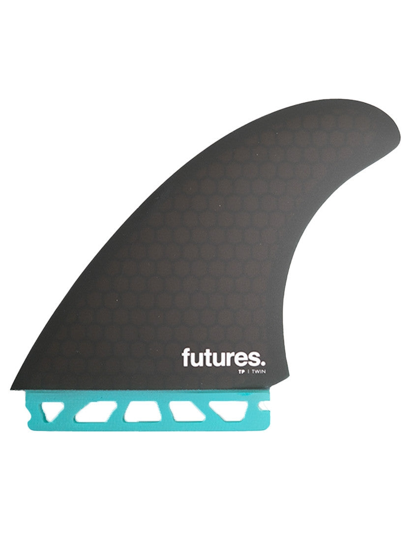 Futures Fins Timmy Patterson Twin + Trailer (2+1) - Black/Teal