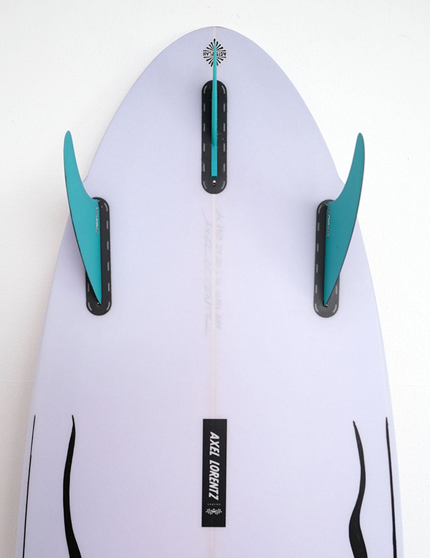 Futures Fins Timmy Patterson Twin + Trailer (2+1) - Black/Teal