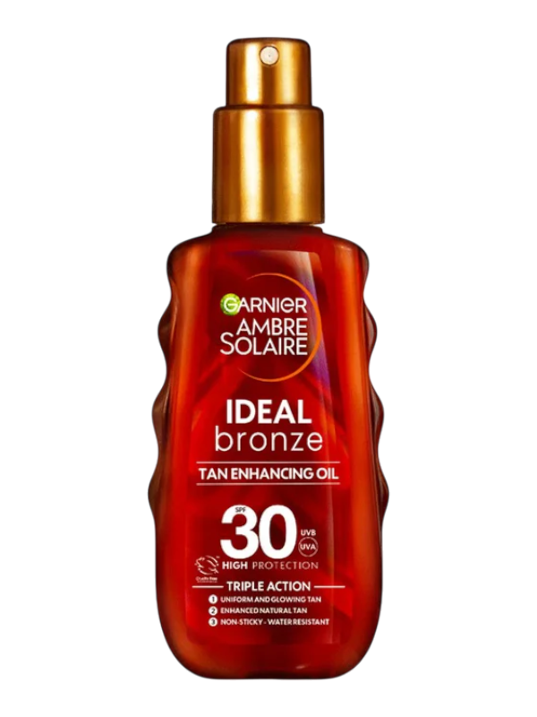 Garnier Ambre Solaire Ideal Bronze SPF30 Protective Oil Spray