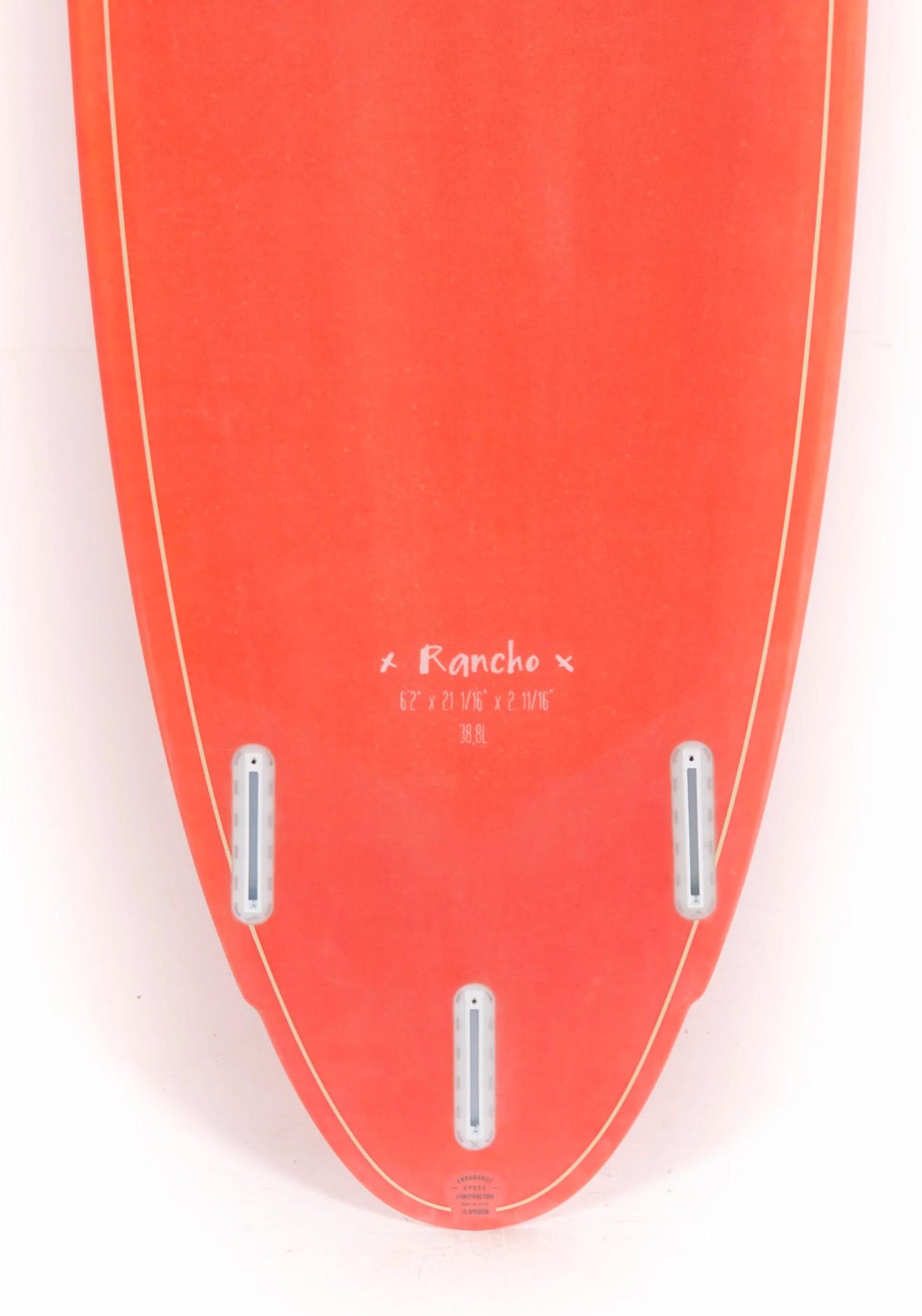 Indio Endurance Rancho Surfboard Futures - Red Fall