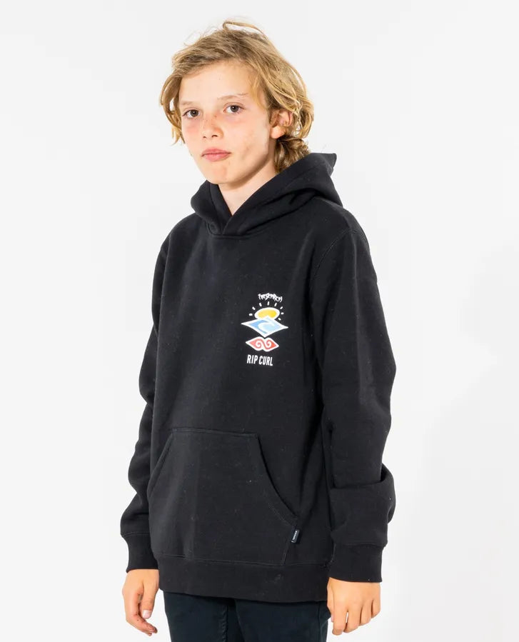 Rip Curl Kids Search Icon Hoodie