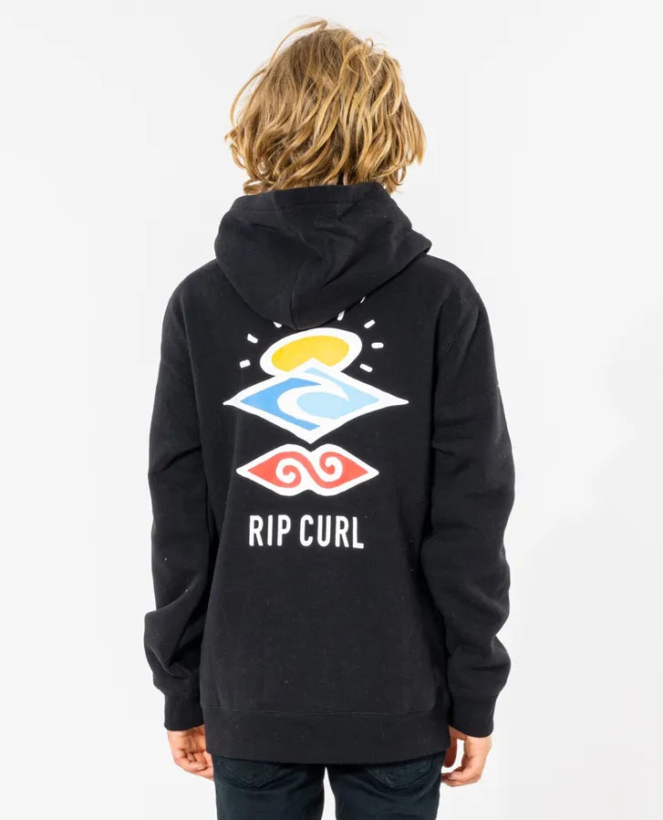 Rip Curl Kids Search Icon Hoodie