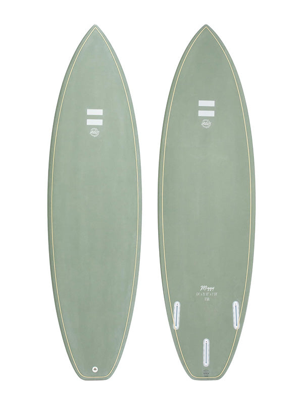 Indio Endurance Miggy Surfboard Futures - Aqua Cement