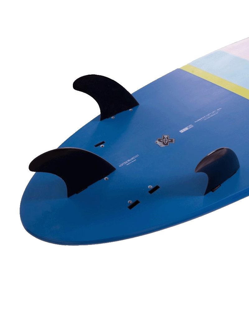 NSP Elements HDT Fun Surfboard Futures - Tail Dip Navy