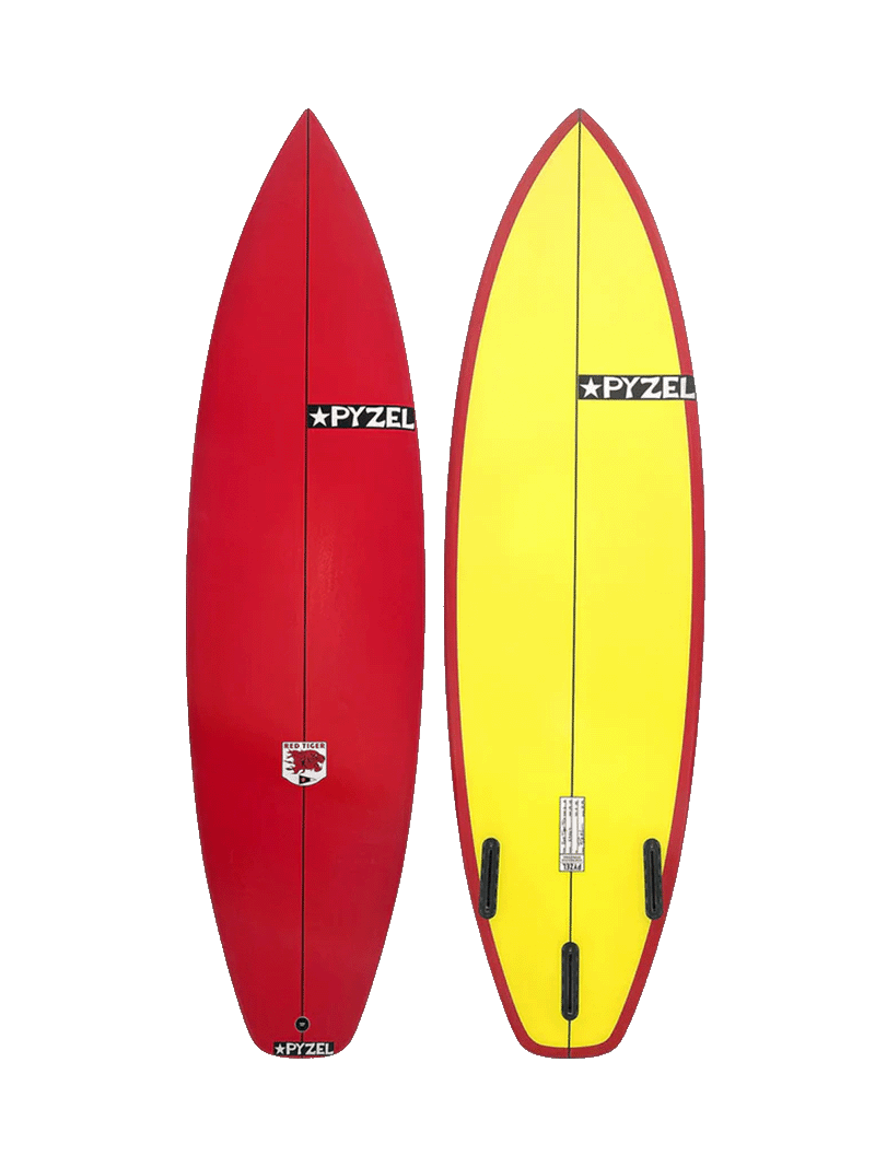 Pyzel Red Tiger Surfboard Future - Red