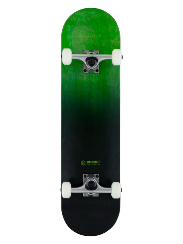Rocket Double Dipped Complete Skateboard - Black