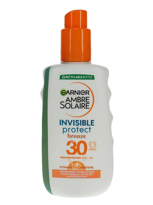 Garnier Ambre Solaire Invisible Protect Bronze SPF 30 Suncream