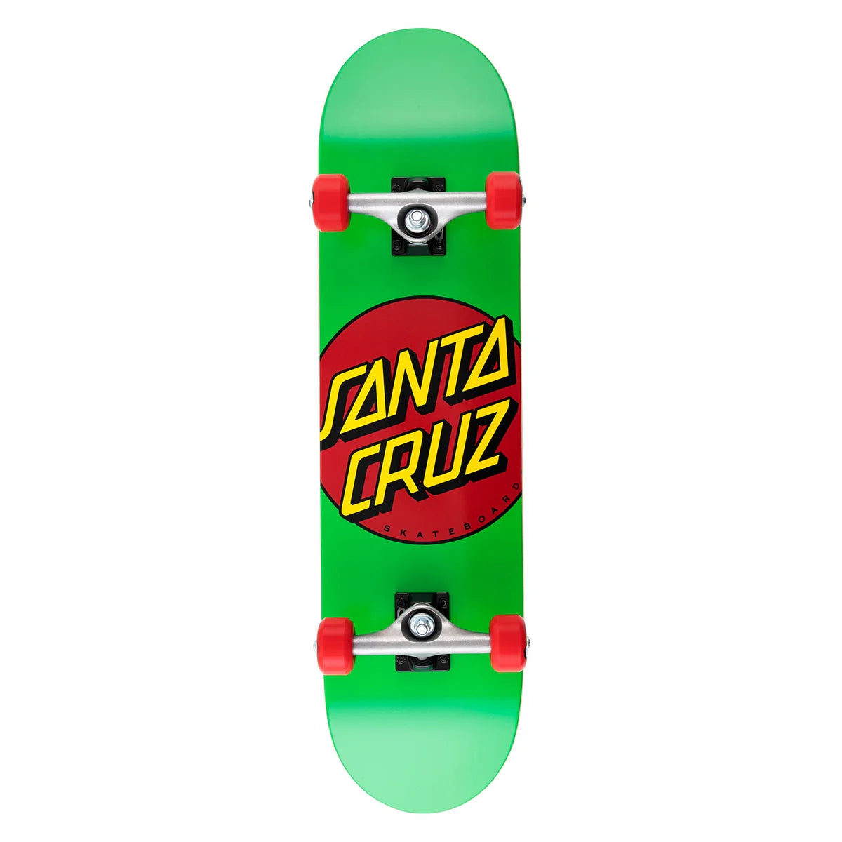 Santa Cruz Classic Dot Mid Complete Skateboard - Green