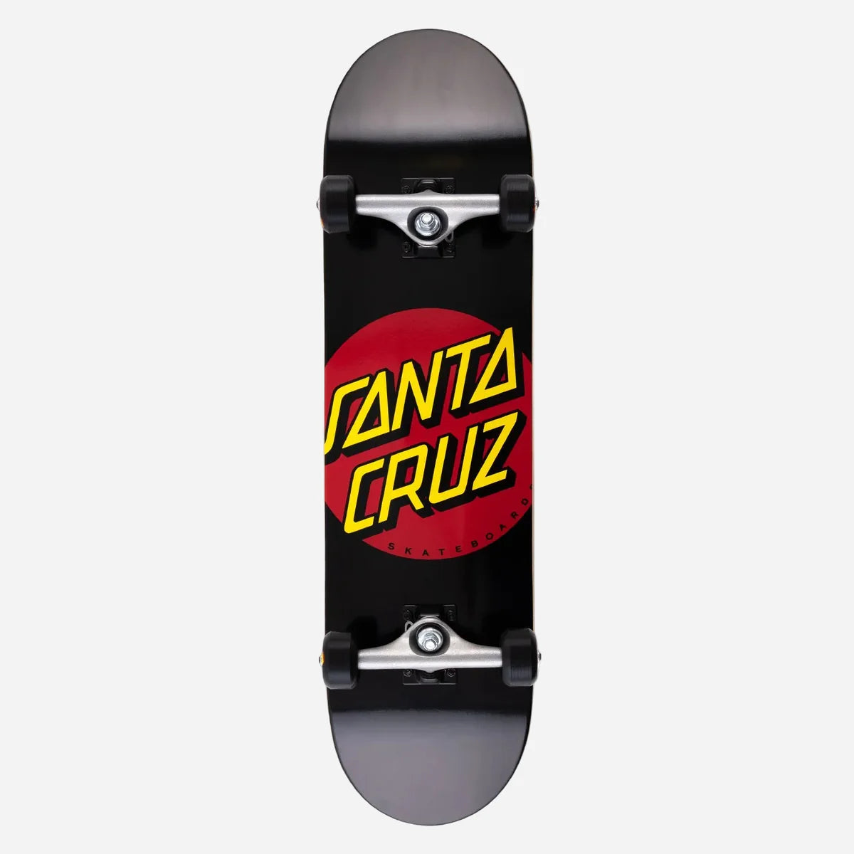 Santa Cruz Classic Dot Mid Complete Skateboard - Black