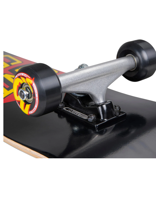 Santa Cruz Classic Dot Mid Complete Skateboard - Black