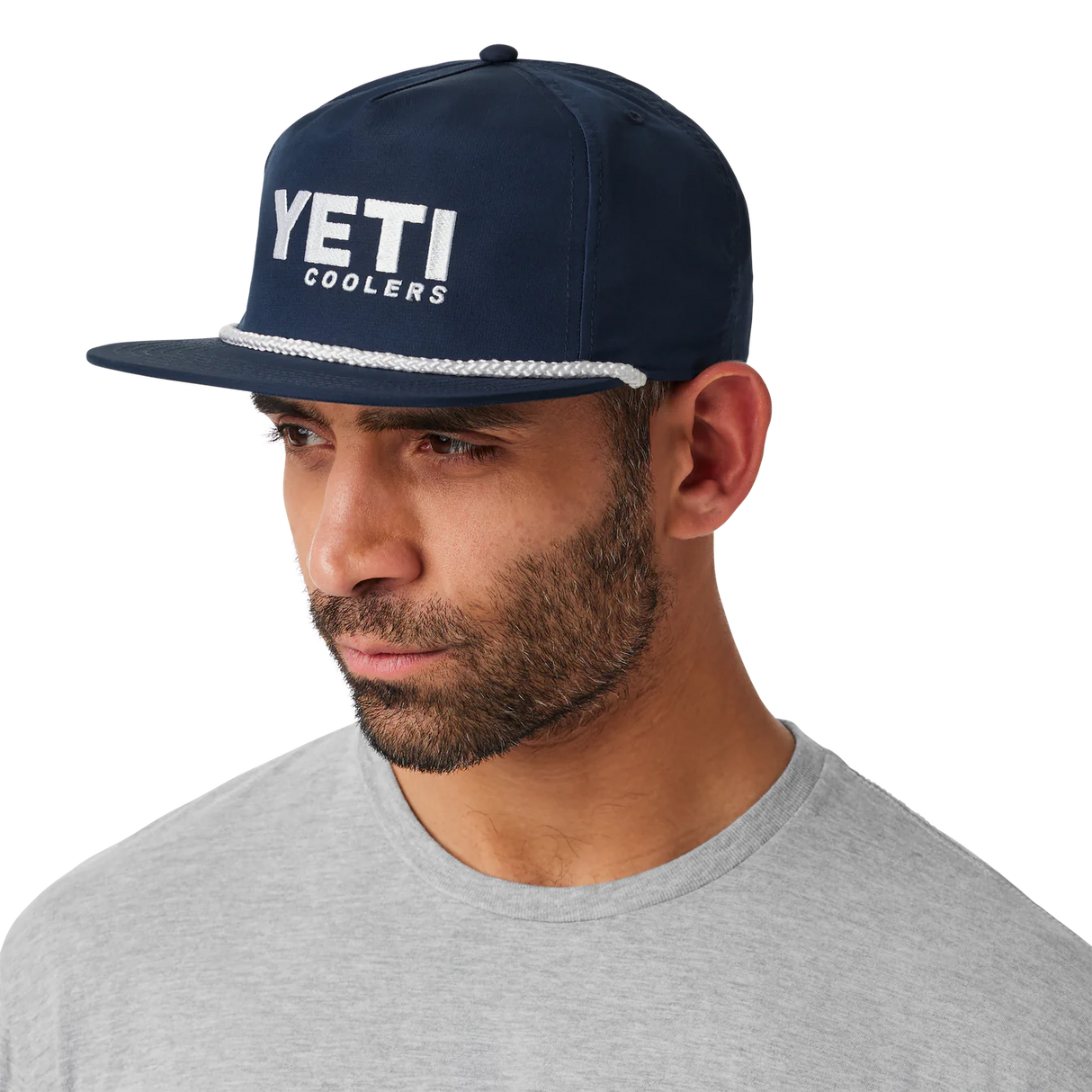 Yeti Coolers Mid Pro Flat Brim Rope Hat-Headwear-troggs.com