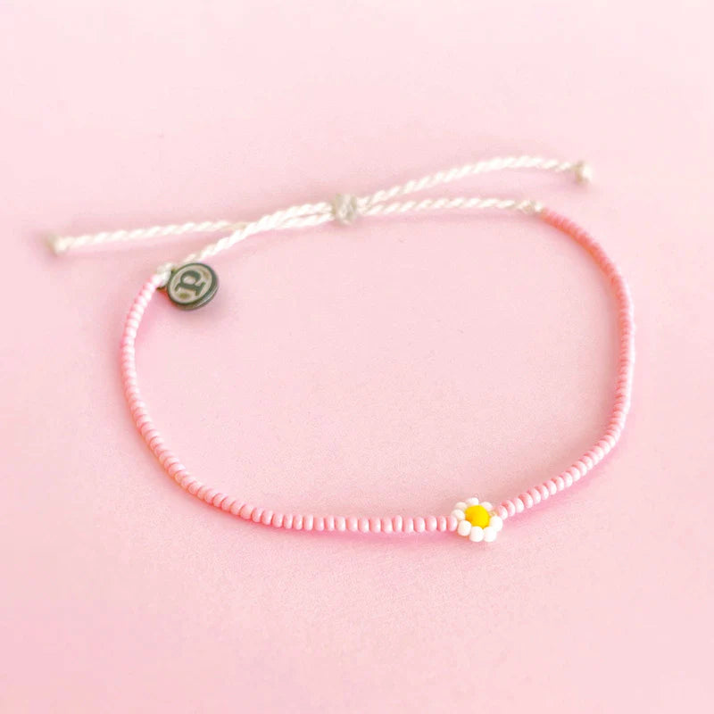 Pura Vida Spring Daisy Seed Bead Bracelet