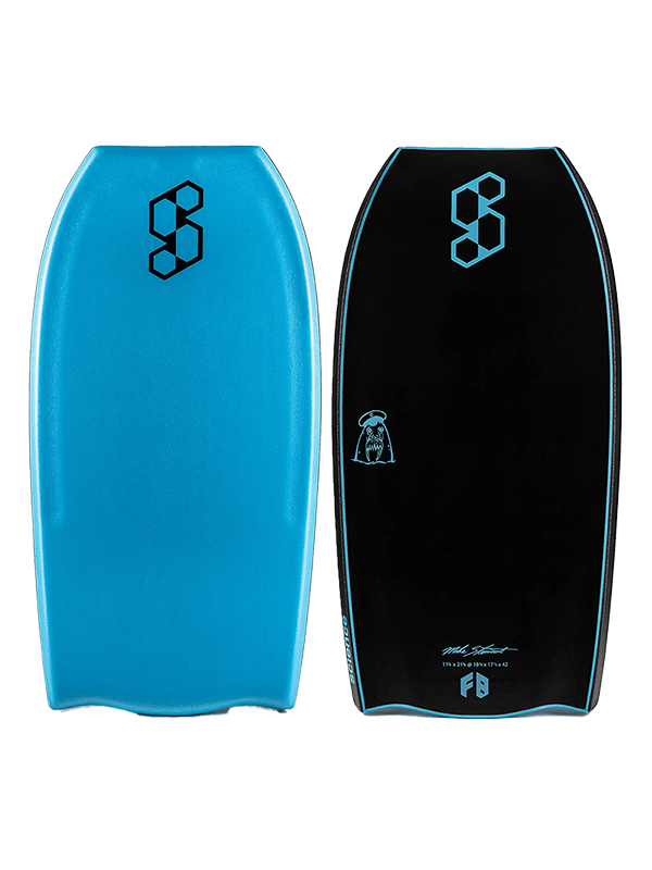 Science Bodyboards Style Sub Zero Bat Tail Bodyboard - Aqua